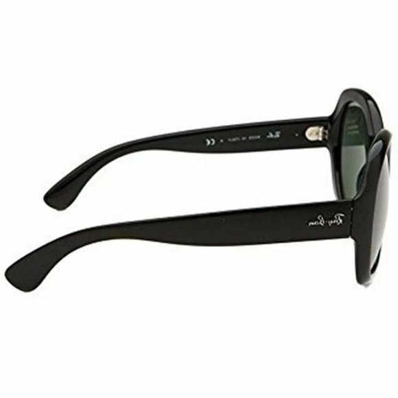 Ray-Ban RB4191 601/71 Highstreet Black w/Green Classic Lens Sunglasses - Picture 3 of 4